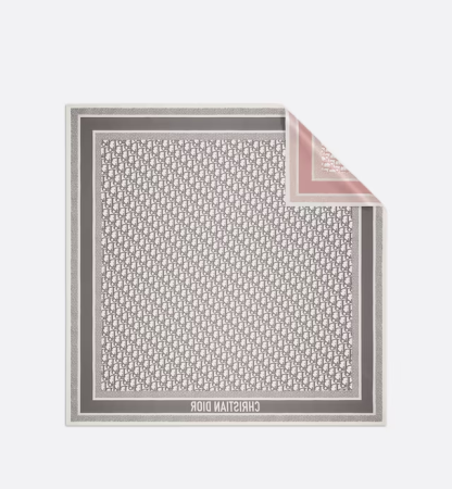 DIOR OBLIQUE DIORTWIN 90 SQUARE SCARF